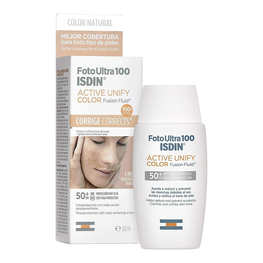 Protetor Solar Com Cor Isdin Foto Ultra Active Spf 50 (50 ml)