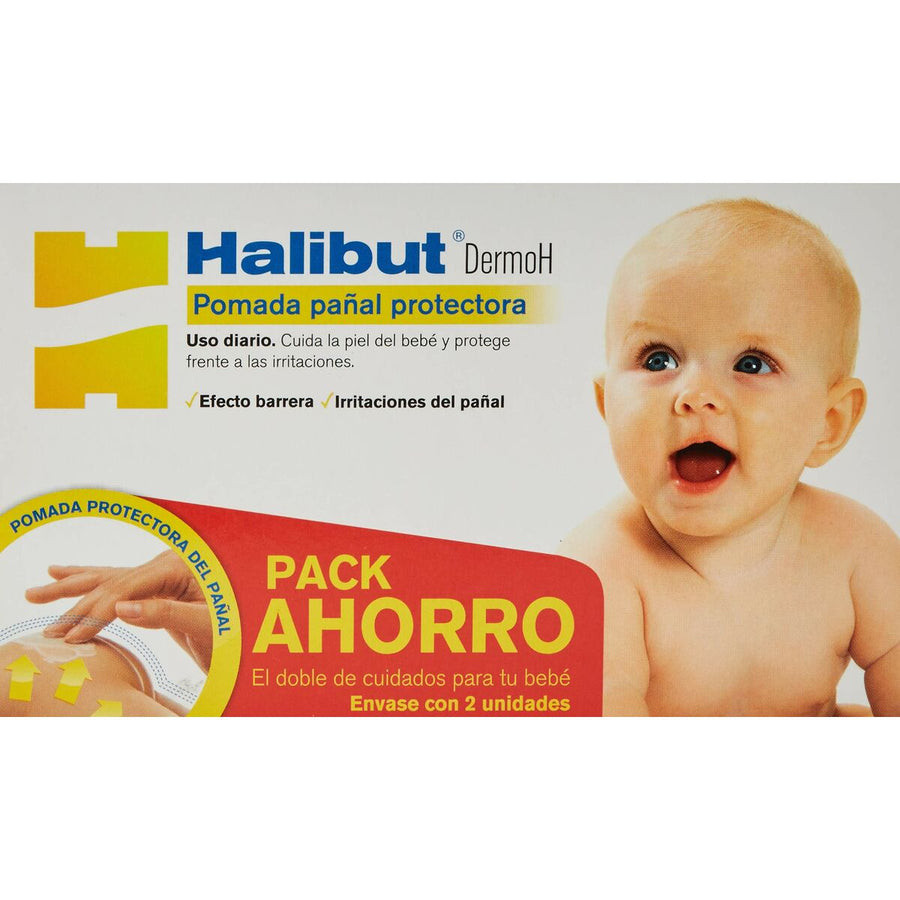 Creme Protetor para a zona da Fralda Halibut Dermo H 2 x 45 g Pomada