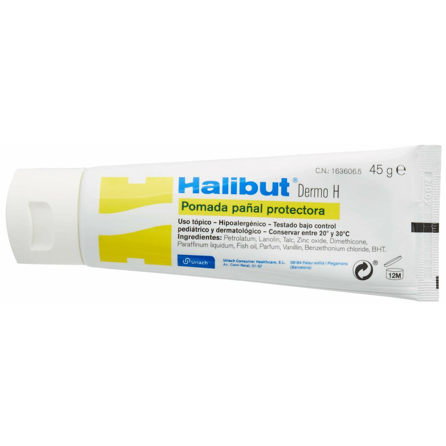 Creme Protetor para a zona da Fralda Halibut Dermo H 2 x 45 g Pomada