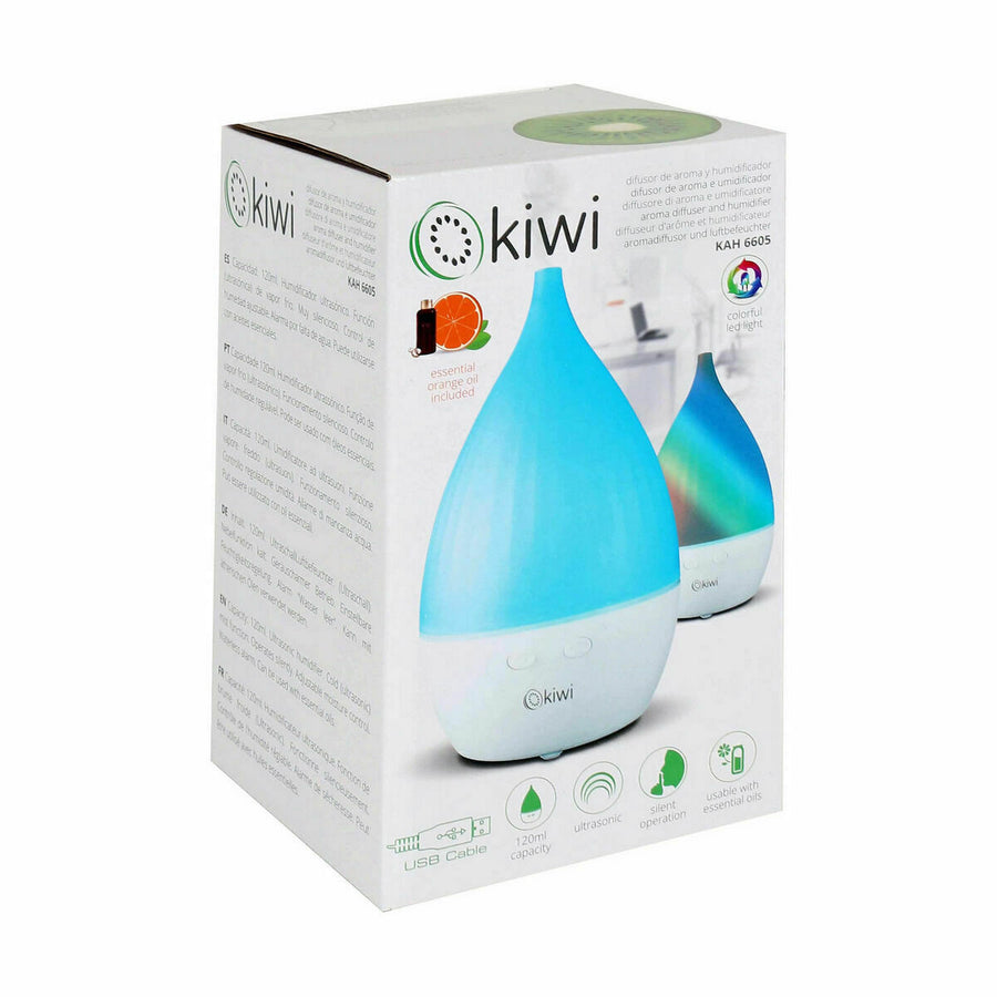 Difusor de Óleos Essenciais Kiwi Humidificador 120 ml (4 Unidades)