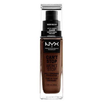 Base de Maquilhagem Cremosa NYX Can't Stop Won't Stop warm walnut (30 ml)