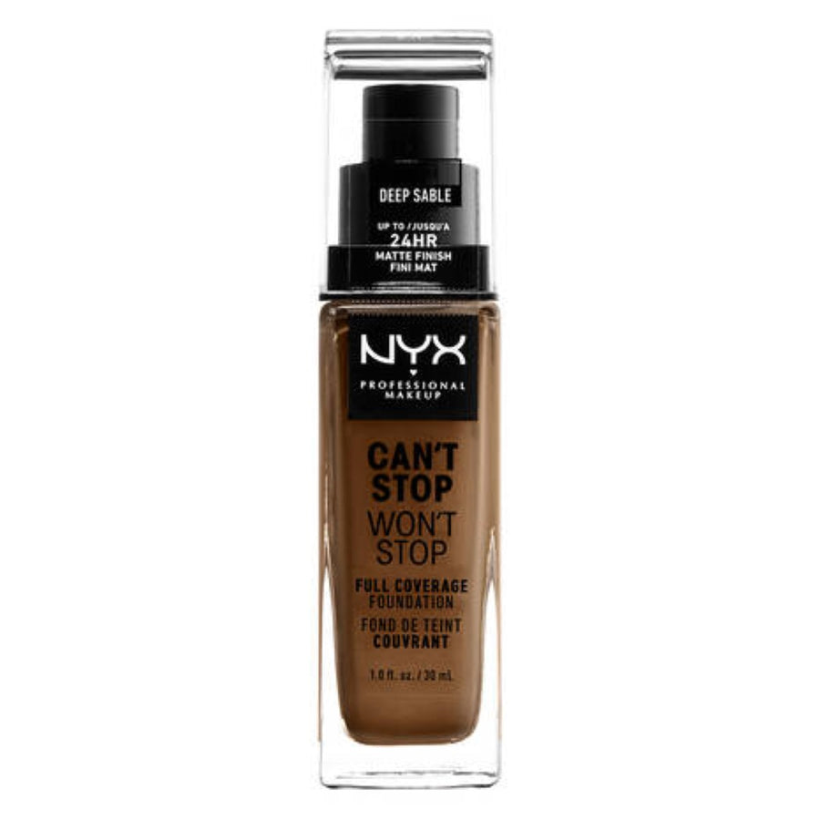 Base de Maquilhagem Cremosa NYX Can't Stop Won't Stop Deep Sable (30 ml)