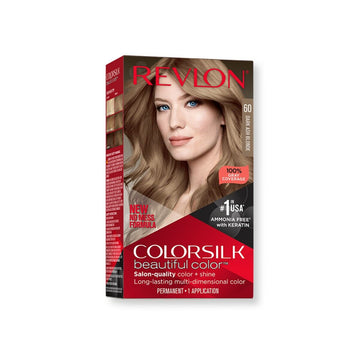 Coloração Permanente Revlon Colorsilk Sem amoníaco Nº 60-Louro Escuro Cinza