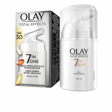 Creme de Dia Hidratante Olay Total Effects 7 em 1 Nutritivo 50 ml Spf 30