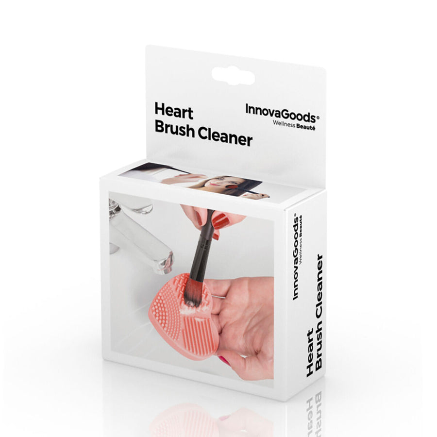 Produto para a limpeza de pincéis de maquilhagem Heart InnovaGoods