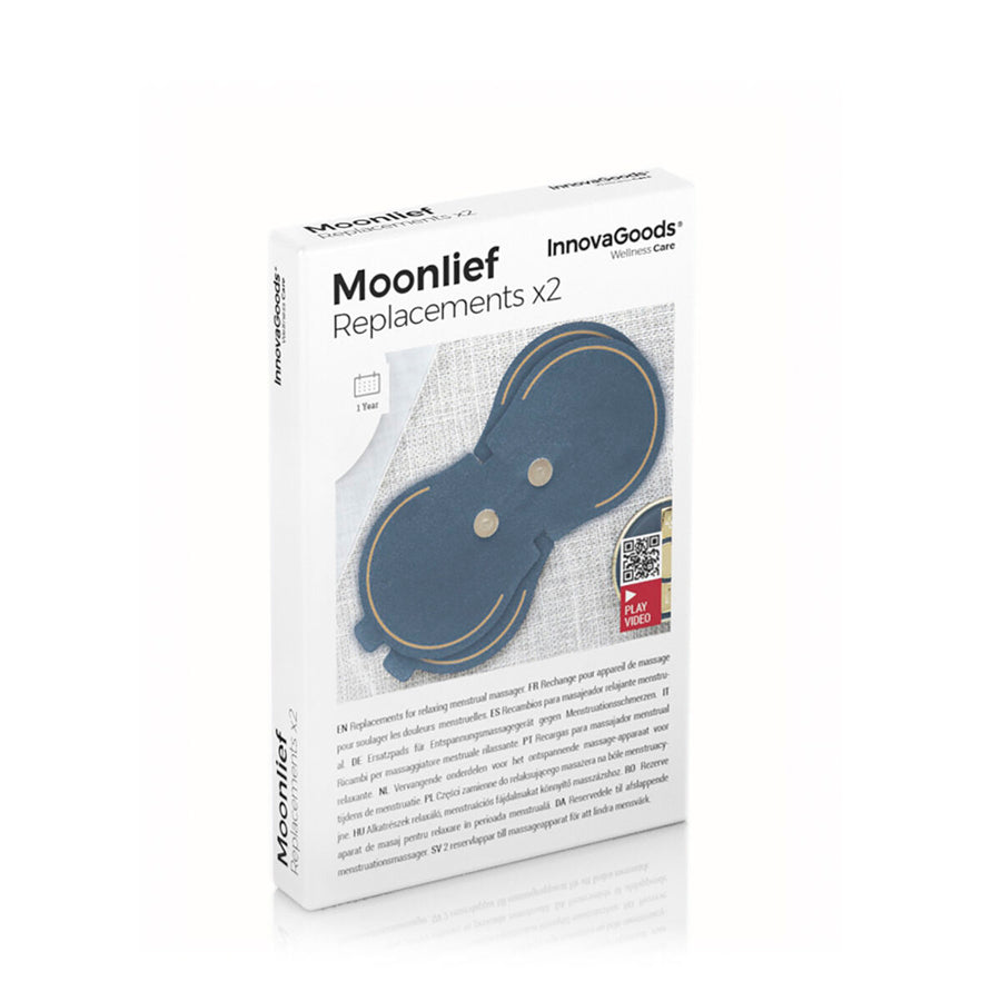 Parches de Reposição para Massajador Relaxante Menstrual Moonlief InnovaGoods (Pack de 2)