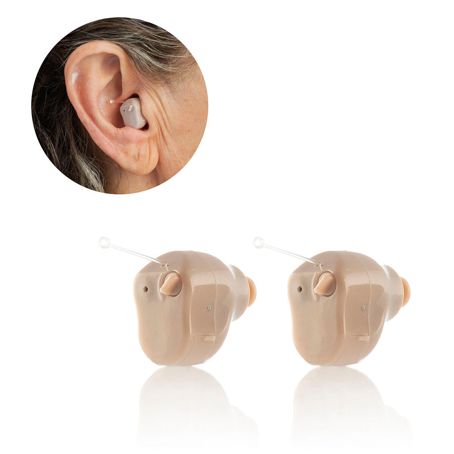 Amplificador de Som Intra-auricular com Acessórios Hearzy InnovaGoods 2 Unidades