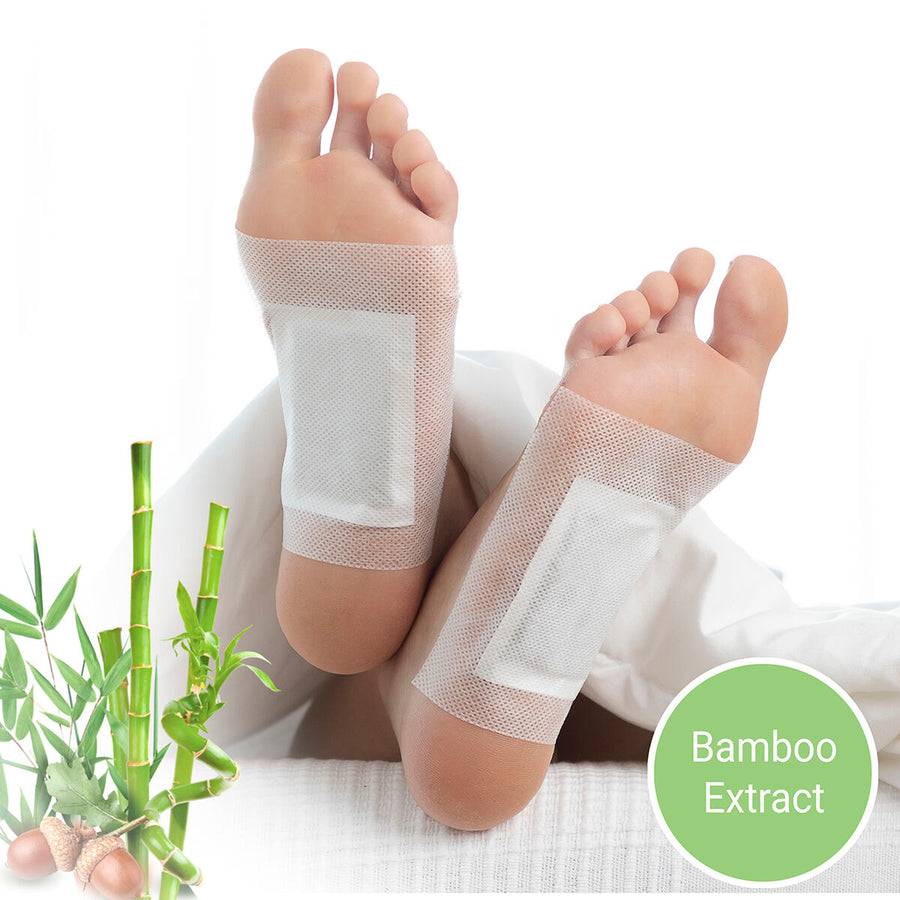 Adesivos Desintoxicantes para Pés Bamboo InnovaGoods 10 Unidades